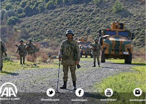 AA / ASKERİMİZ MAYIN ARAMA VE ETKİSİZ HALE GETİRME EĞİTİMİNDE