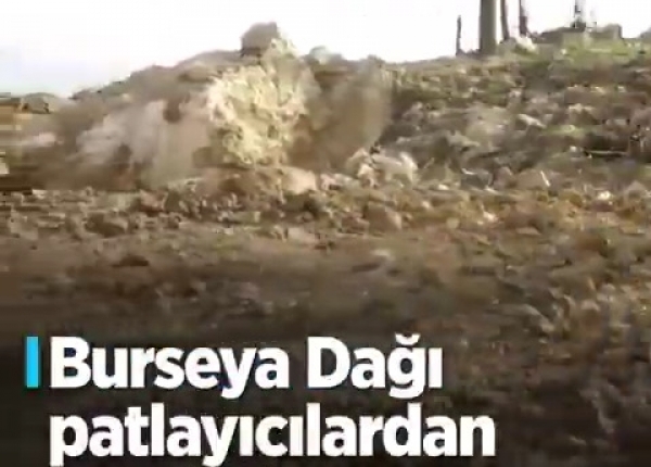 Burseya Dağı Patlayıcılardan Arındırılıyor